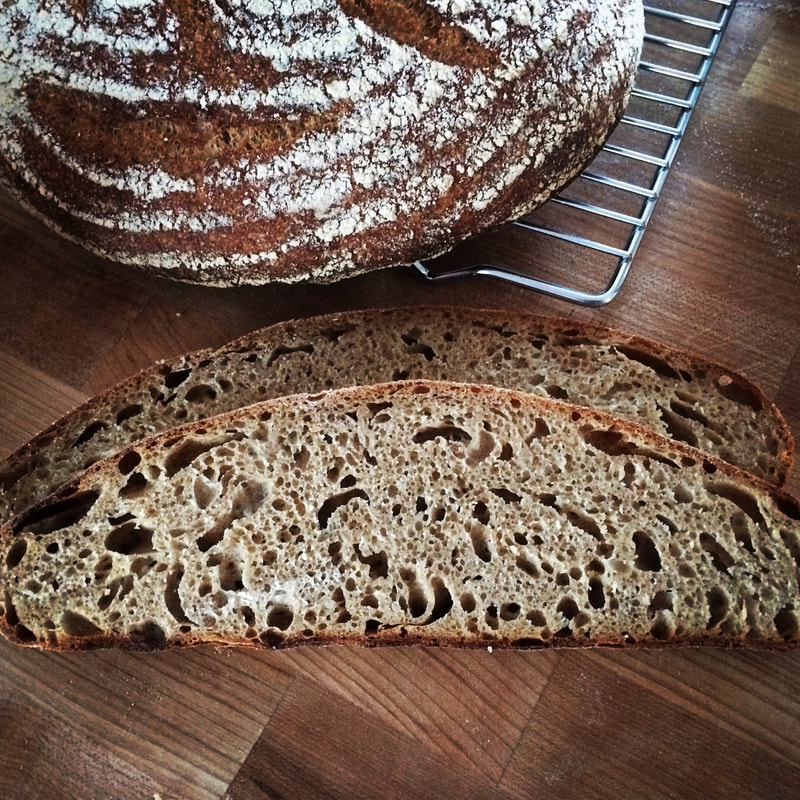 Whole Grain Sourdough Bread